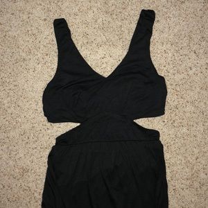 Black cut out Tobi maxi dress